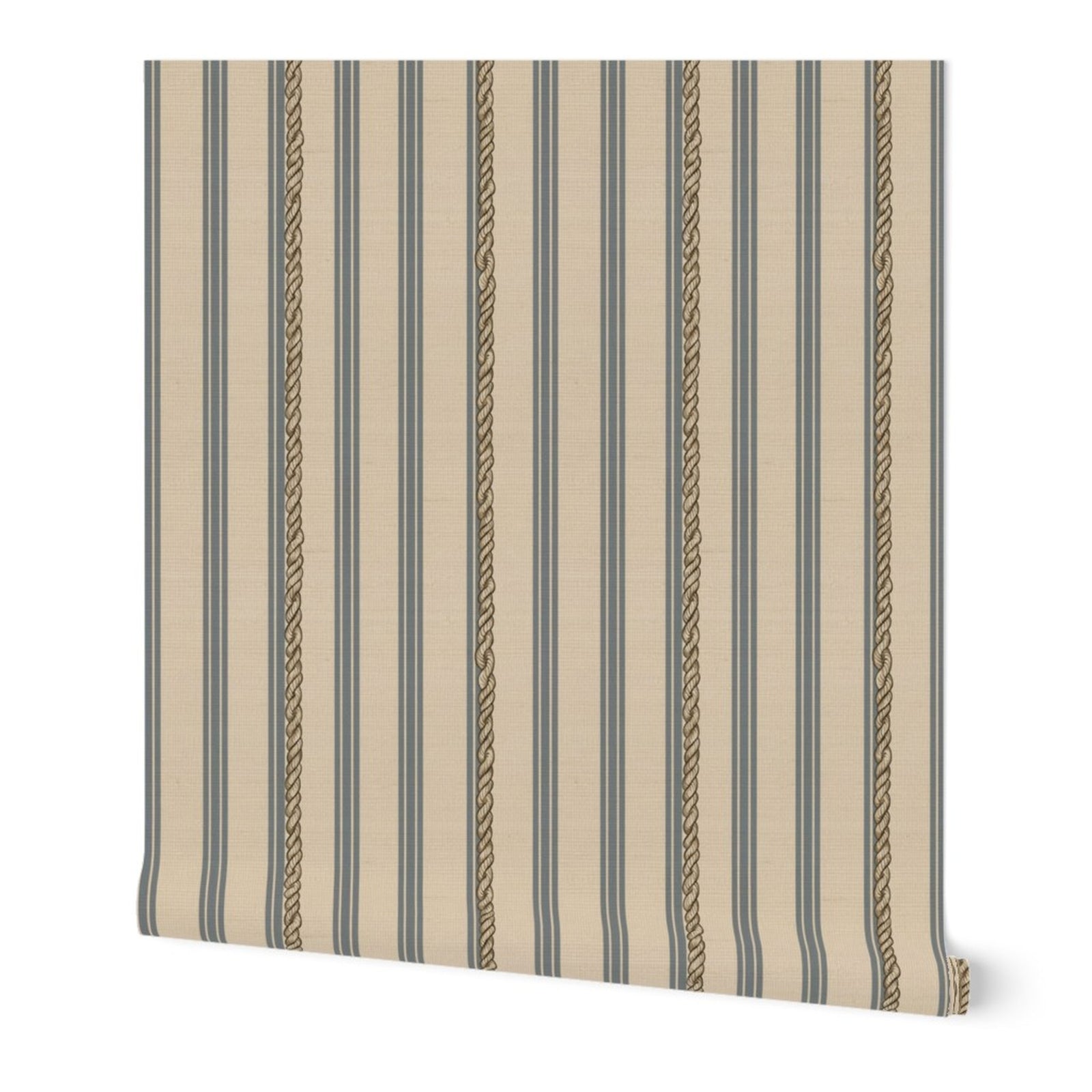Nautical Stripes - Blue — 01 Hero Roll