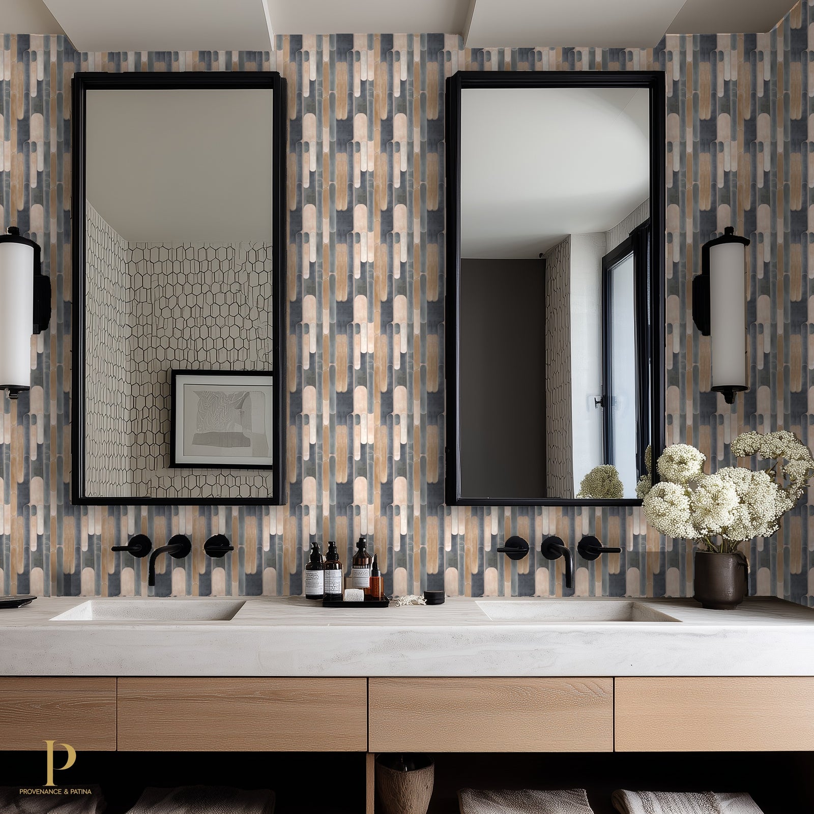 Linear Saturated Colors Ink — Room Mockup