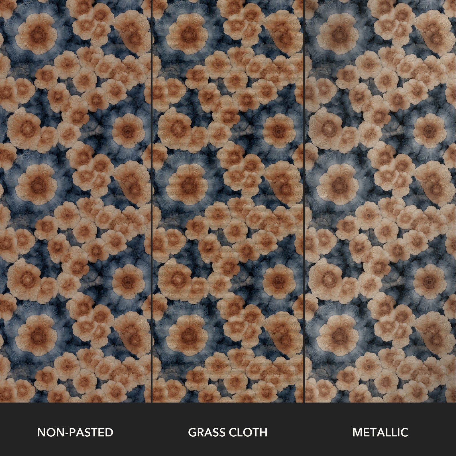 Bloom and Umber Wallpaper – Sandstone – Paper Types