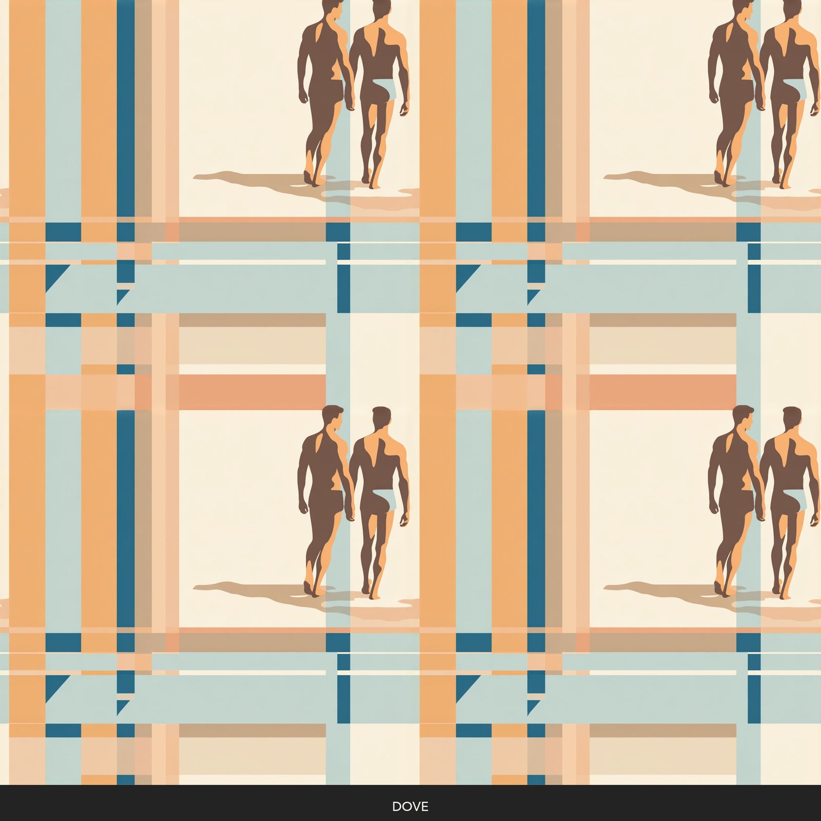 Beach Boyfriend Plaid - Dove — 09 Colorway Strips