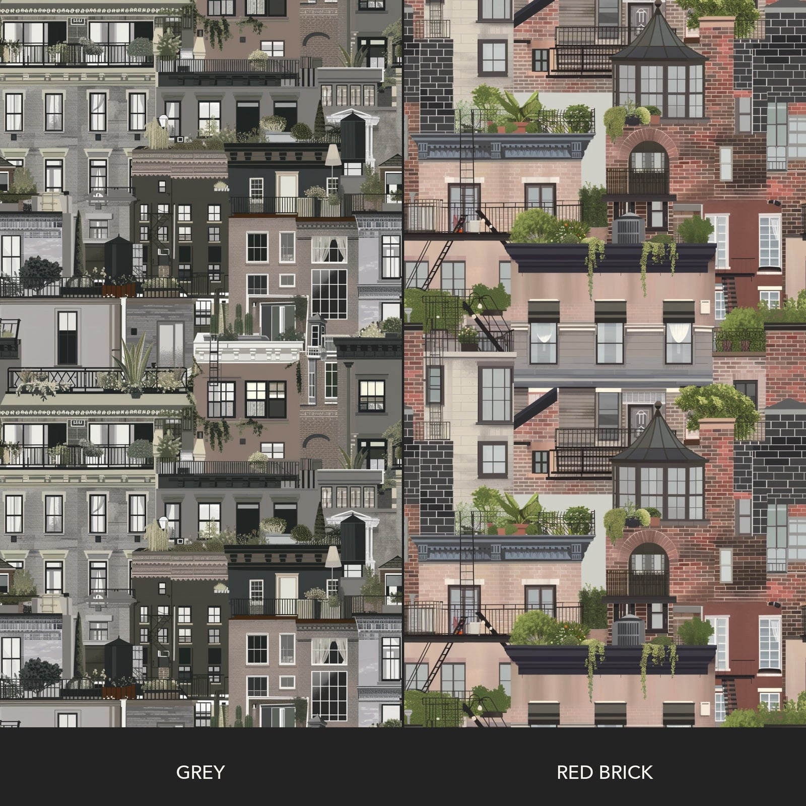 Planted Terraces - Red Brick — 09 Colorway Strips