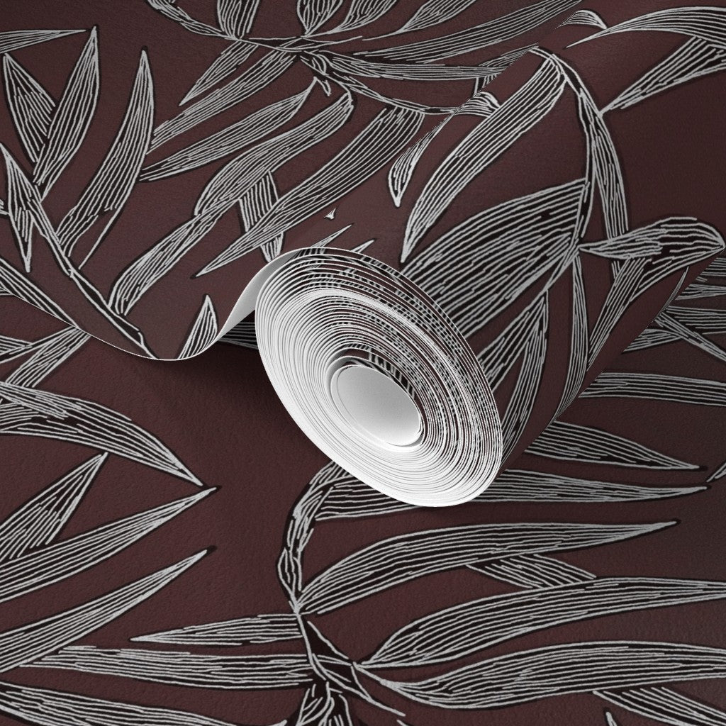 Alternate view of Bamboo Wallpaper — Earthy | Provenance & Patina