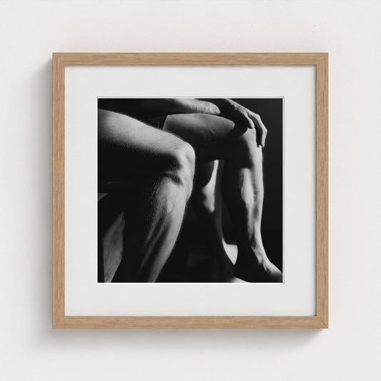 Minimalist Figure Study in Quiet Monochrome Tones