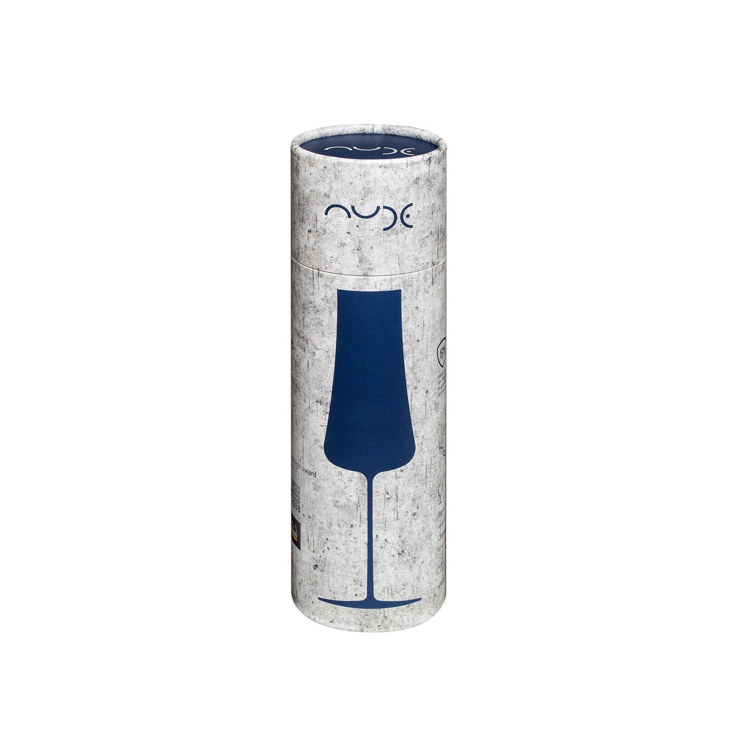 Stunning modern champagne glass crafted from ion-shielded crystal.
