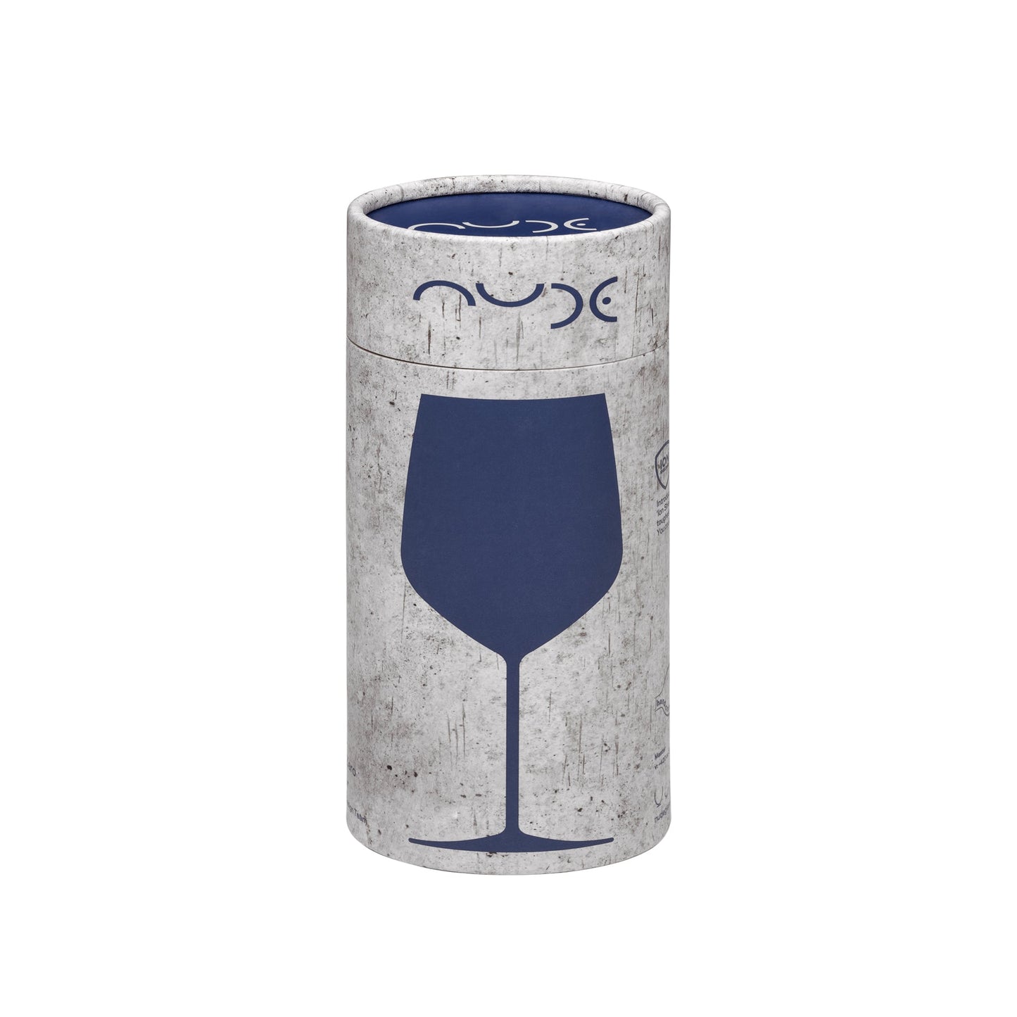 The Stem Zero Masterglass in lead-free crystal, standing elegantly against a soft studio backdrop.