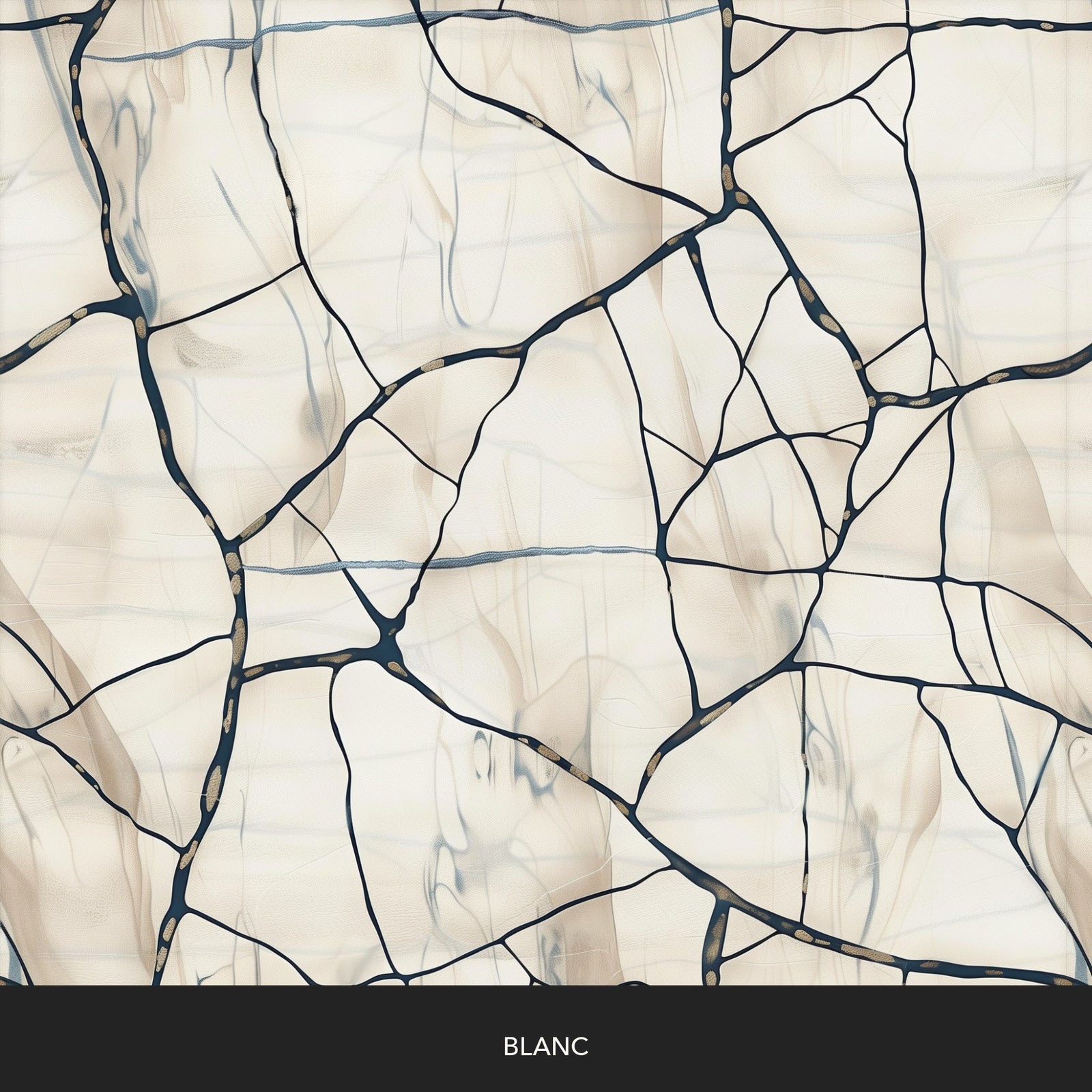 Crackled Porcelain Medium Repeat - Blanc — 32 Colorway Strips