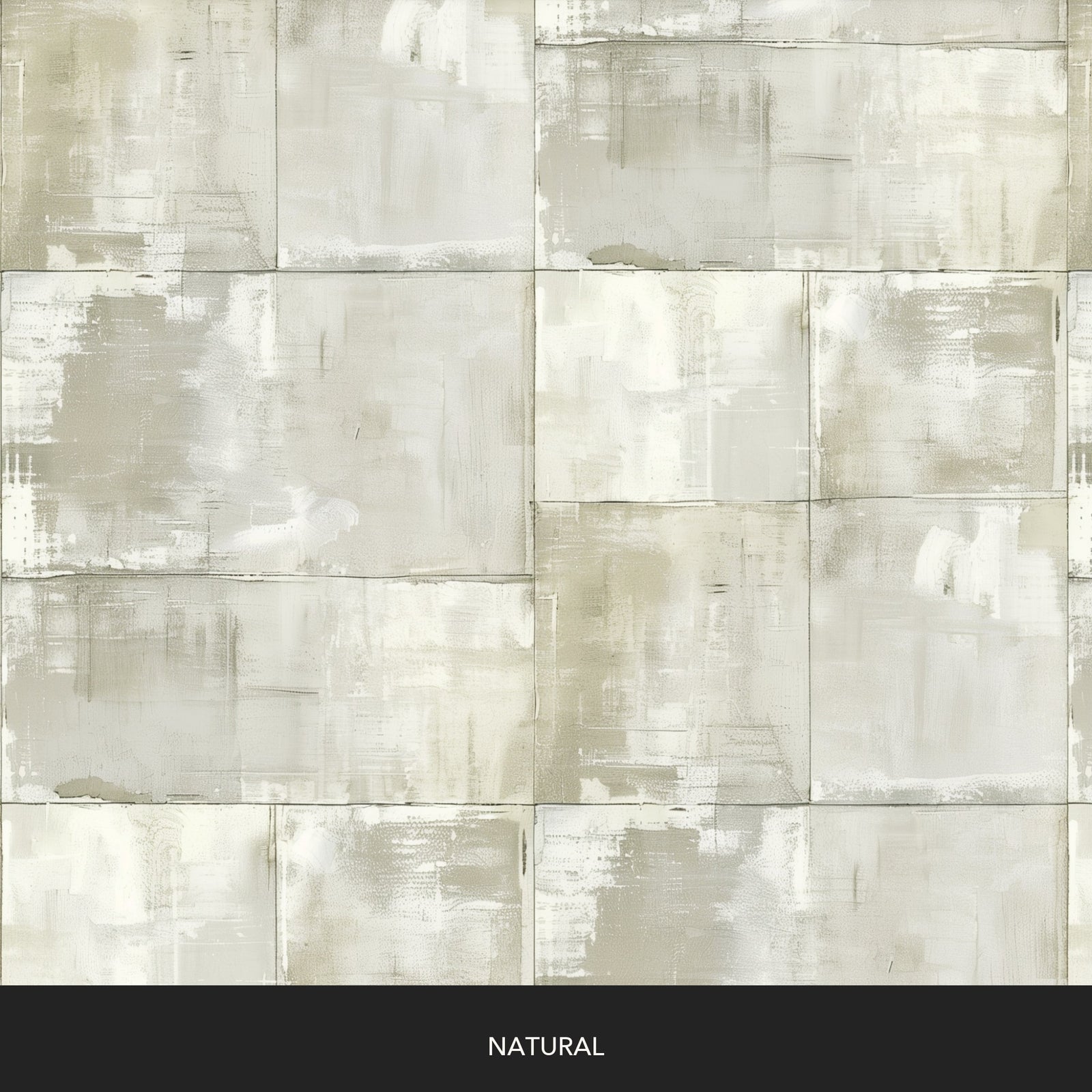 Matte Limewash Panel Grid - Natural — 32 Colorway Strips
