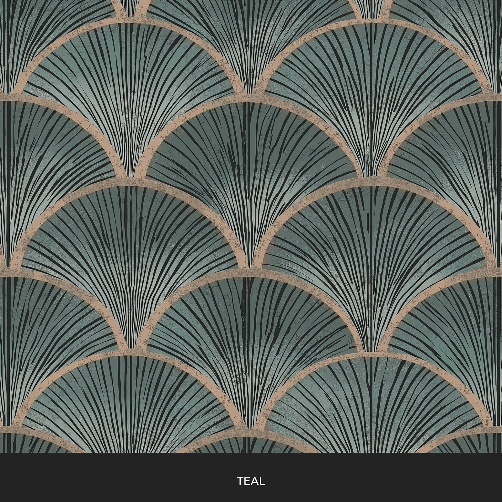 Fish Scale - Teal — 32 Colorway Strips