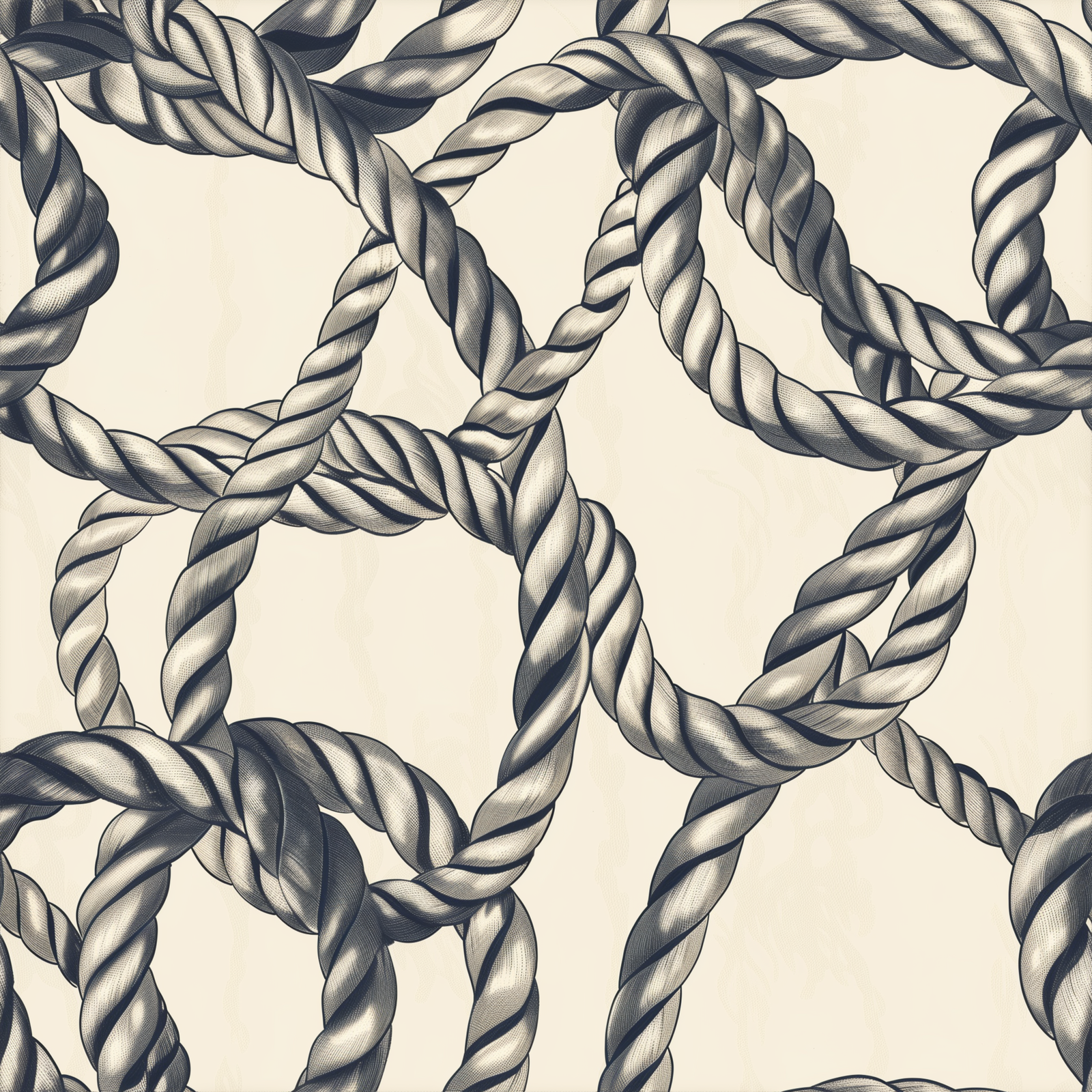 Scale diagram and pattern repeat specifications for Harbor Knot wallpaper