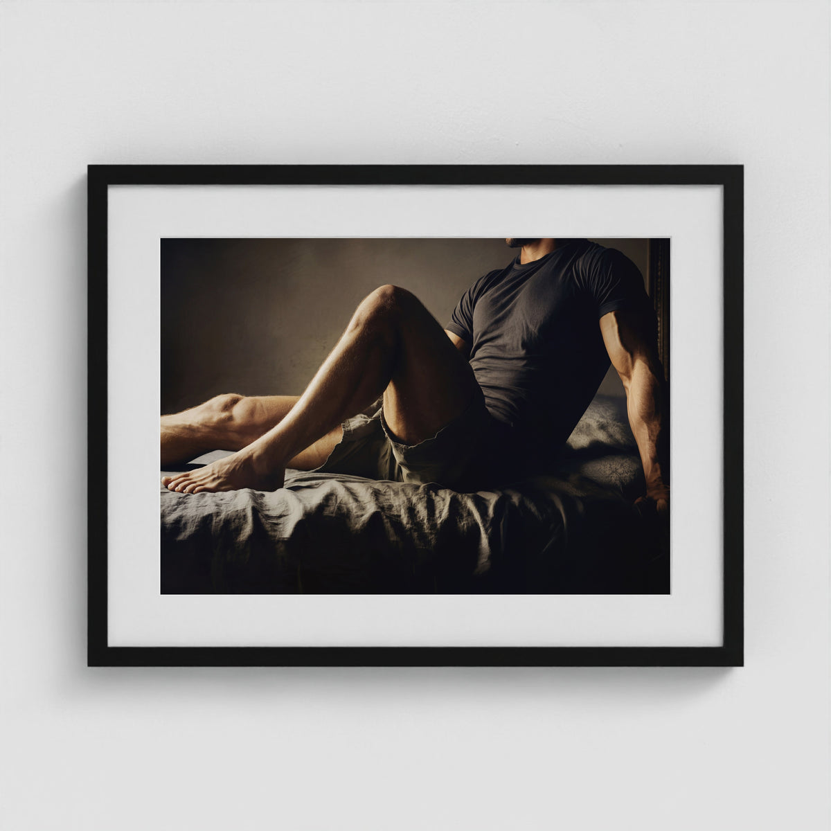 Between Moments - No. 5 24x18 Black Landscape Box Frame