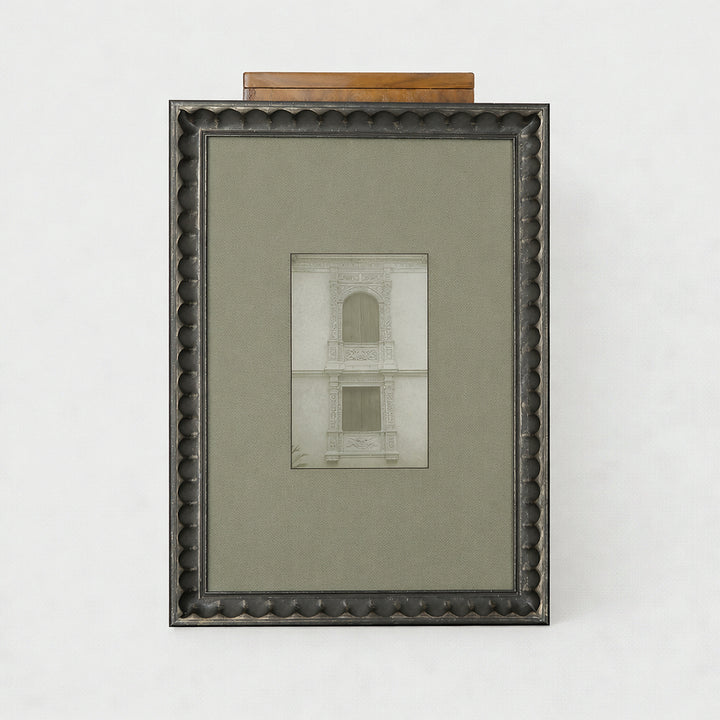 Close up detail of Italian Villa Architecture Photograph B – Masculine Fine Art - Luxury Artwork | Provenance & Patina