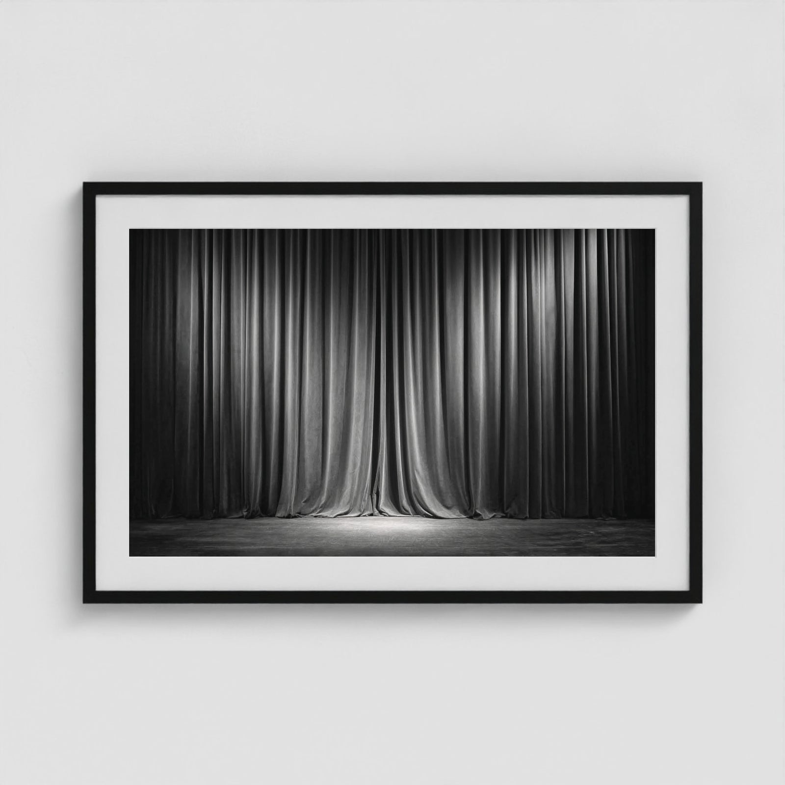 Drama 36x24 Black Landscape Box Frame