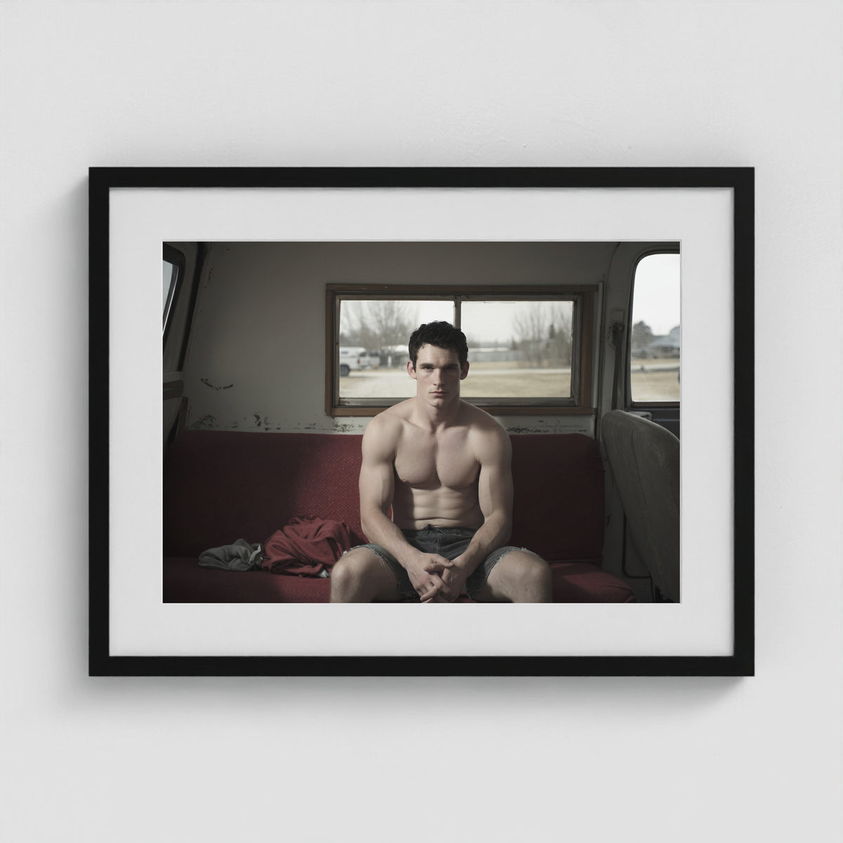 Farm Boy 24x18 Black Landscape Box Frame