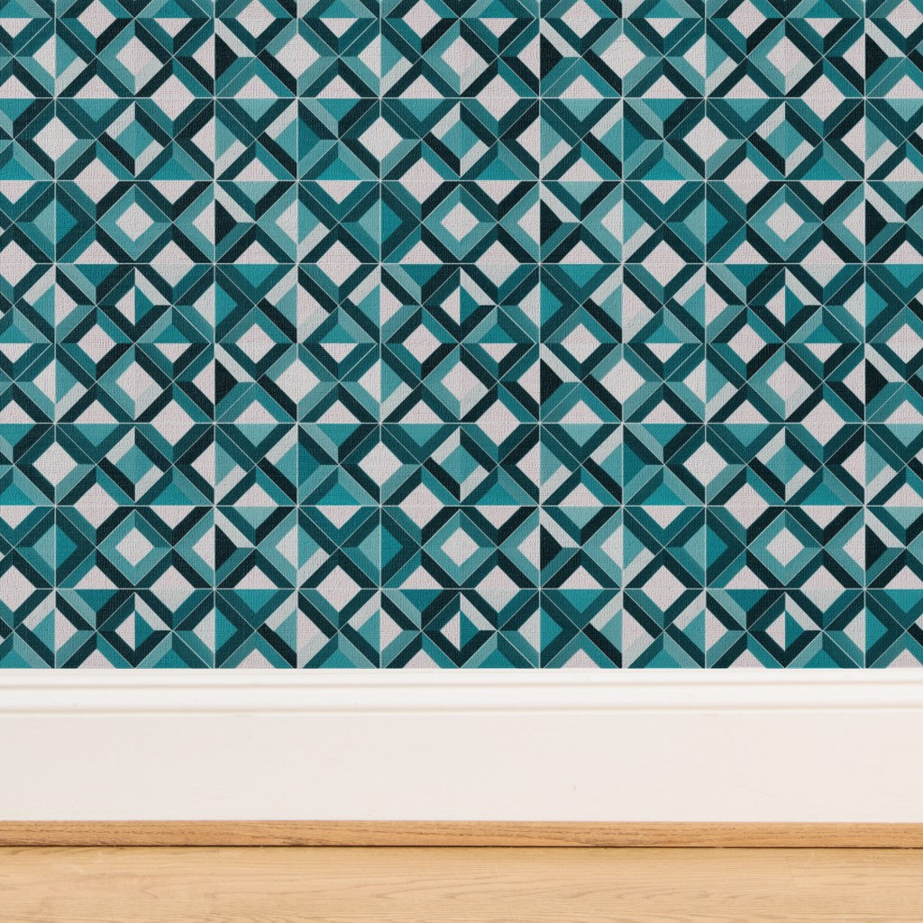 Detailed grain structure of Ponti Beige grass cloth wallpaper