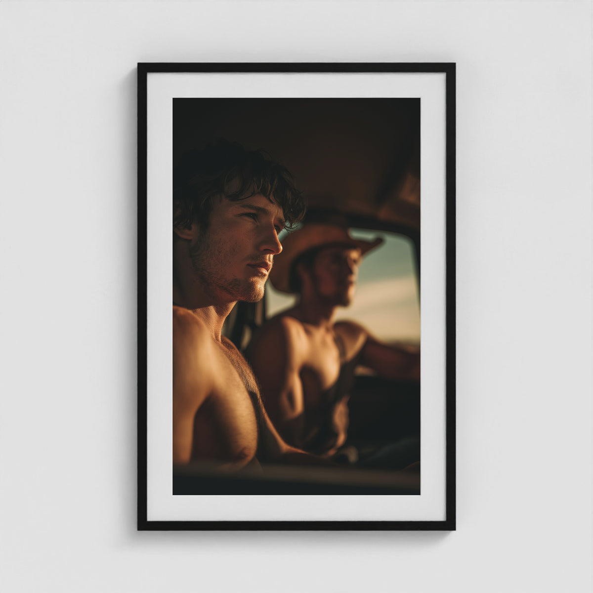 Golden Hour 24x36 Black Portrait Box Frame