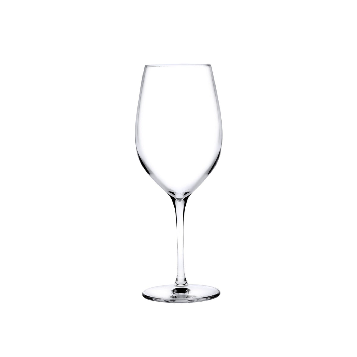 Minimalist Terroir polyvalent crystal glasses styled on a contemporary tabletop.