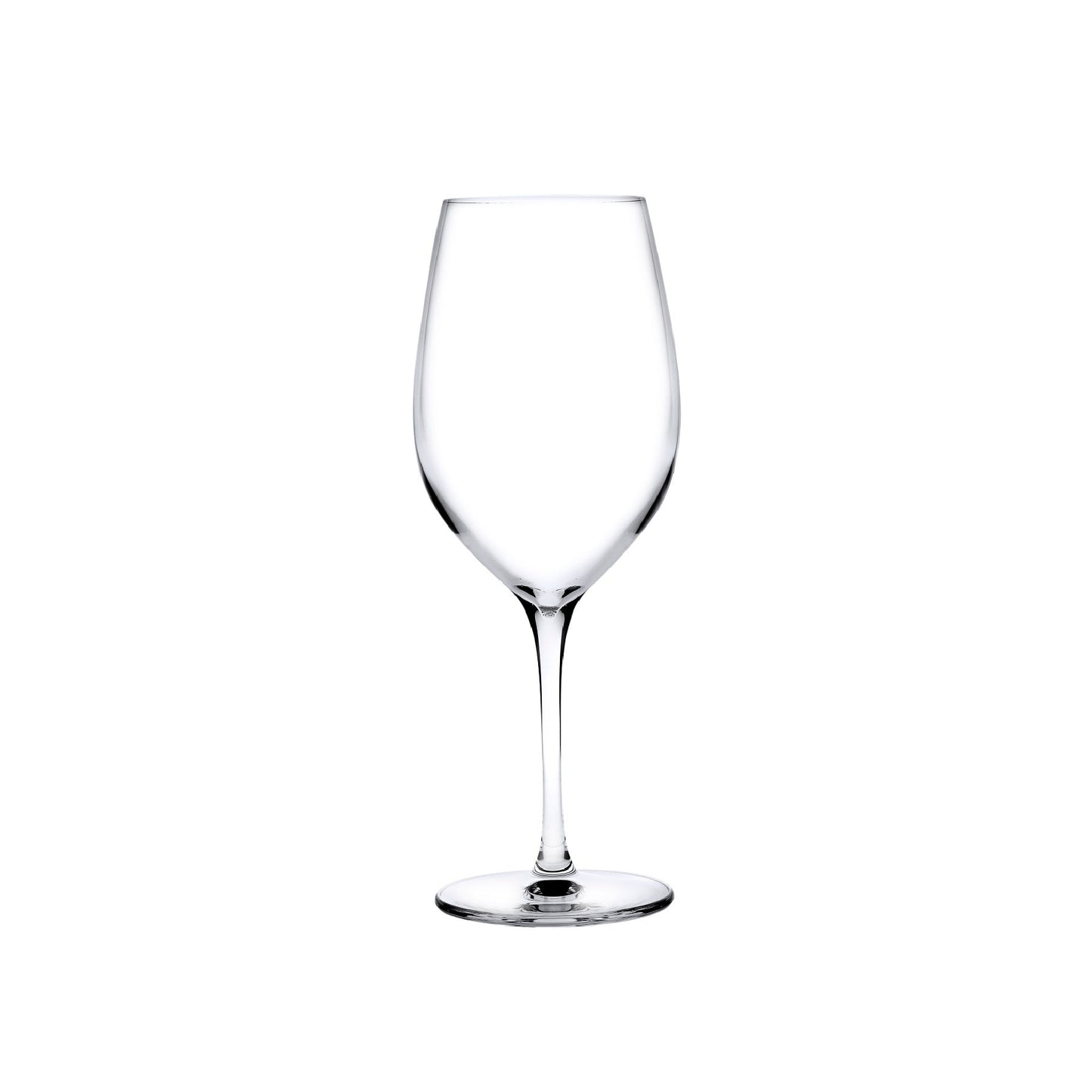 Minimalist Terroir polyvalent crystal glasses styled on a contemporary tabletop.