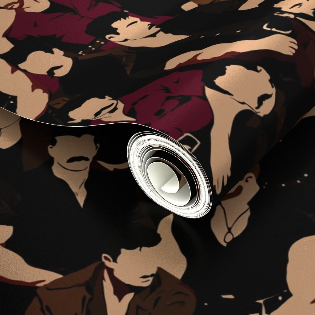Luminous metallic finish close-up