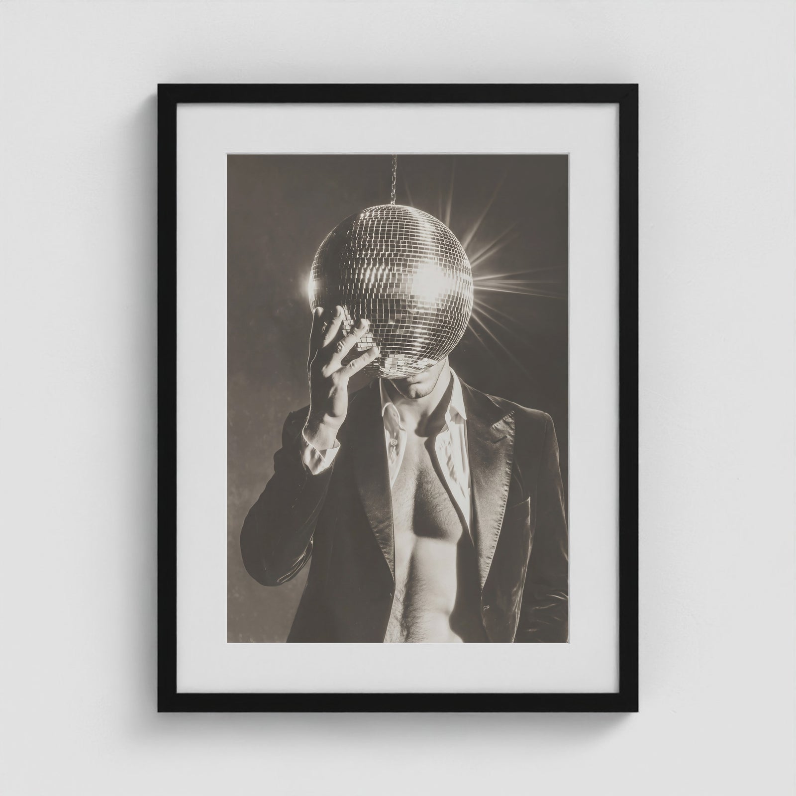 Mister Disco 18x24 Black Portrait Box Frame