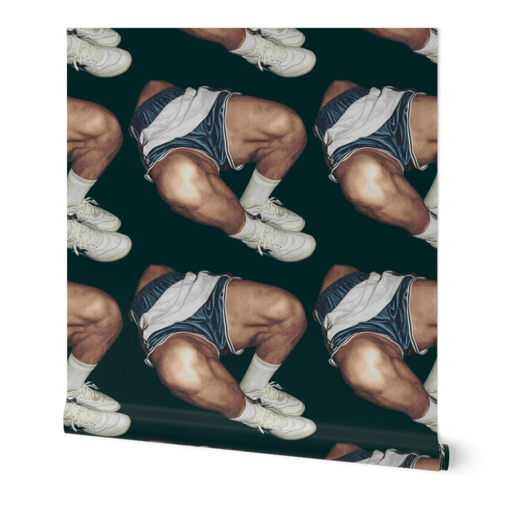Roll format of the non-pasted artisan wallpaper illustrating the continuous pattern repeat.