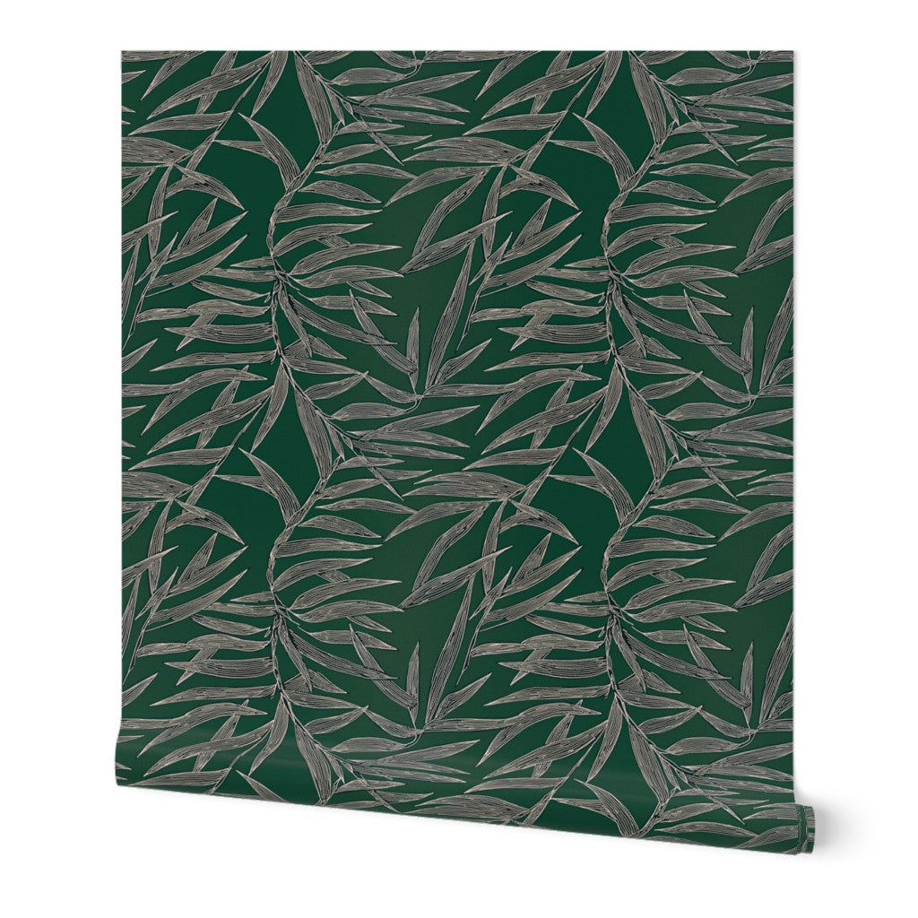 Alternate view of Bamboo Wallpaper — Verdant | Provenance & Patina