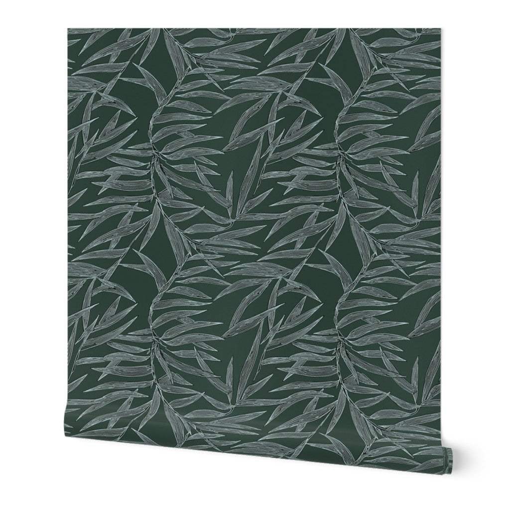 Alternate view of Bamboo Wallpaper — Verdant | Provenance & Patina