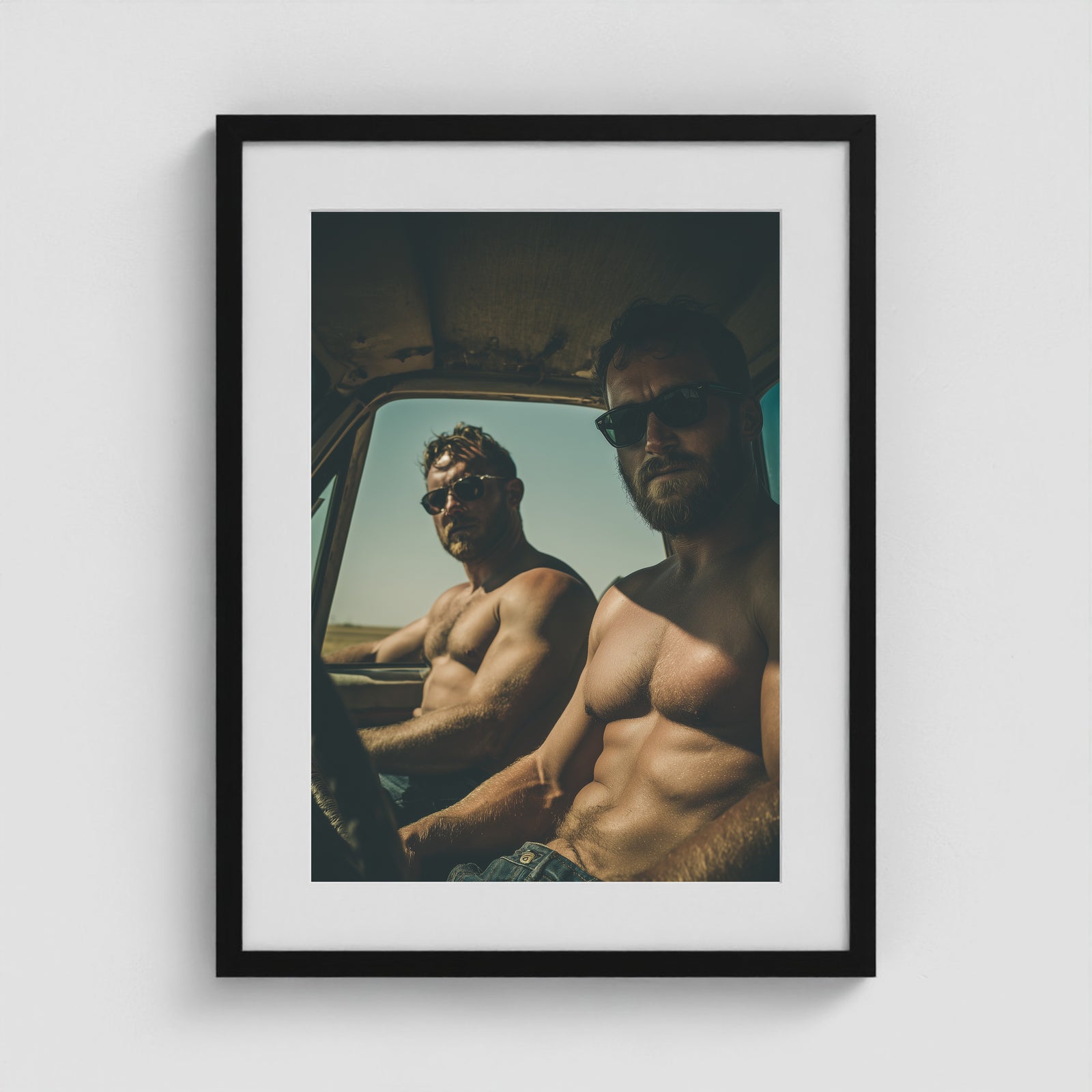 Ranch Hands 18x24 Black Portrait Box Frame