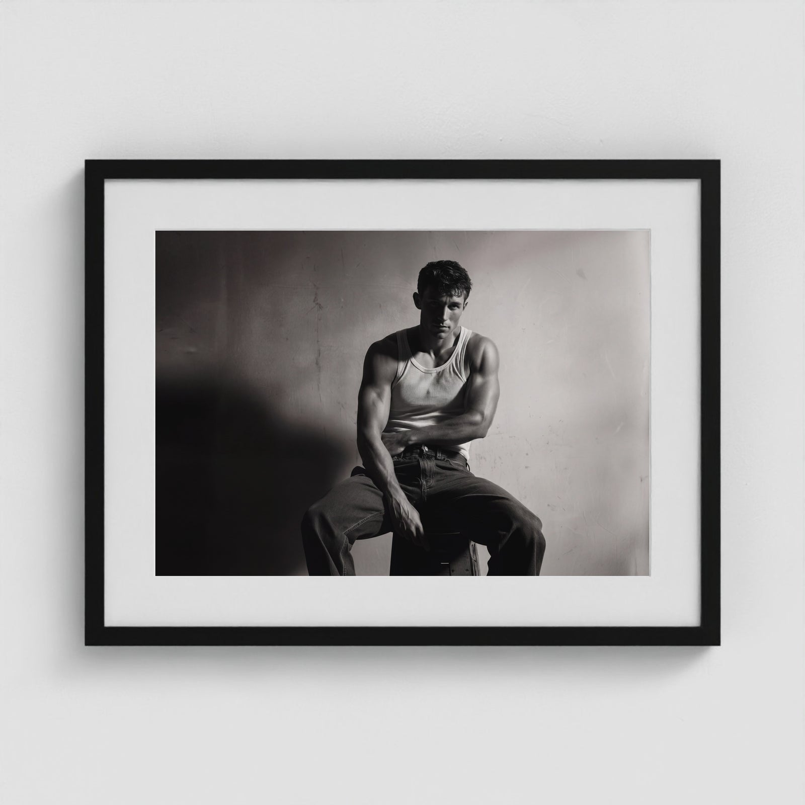 Resting in Want 24x18 Black Landscape Box Frame
