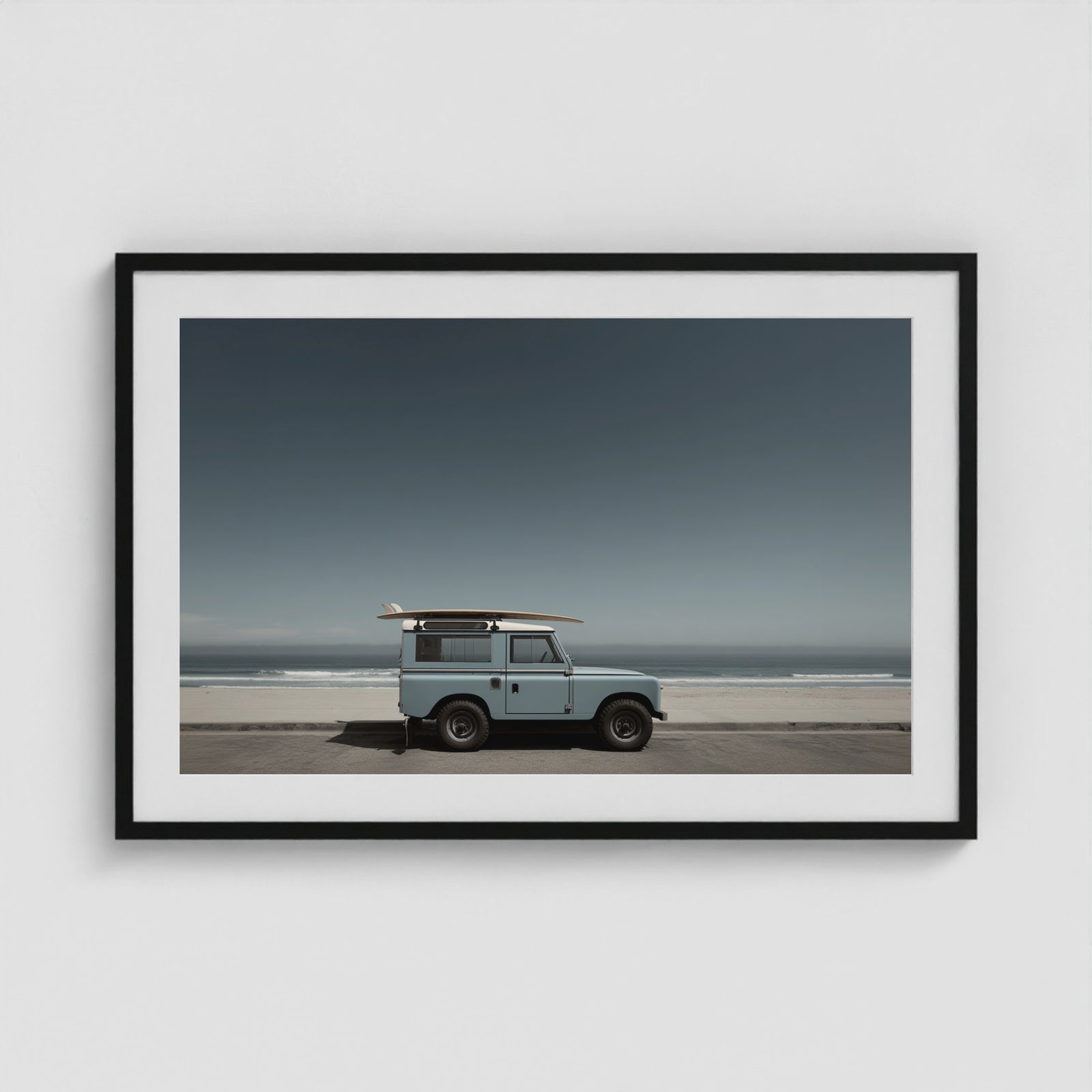 Rover Field Study - No. 7 36x24 Black Landscape Box Frame