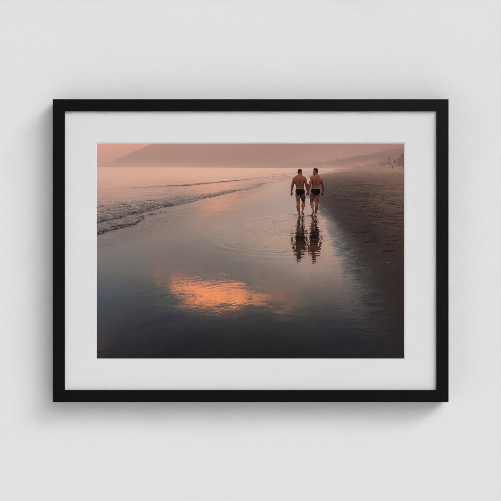 Shared Horizon 24x18 Black Landscape Box Frame
