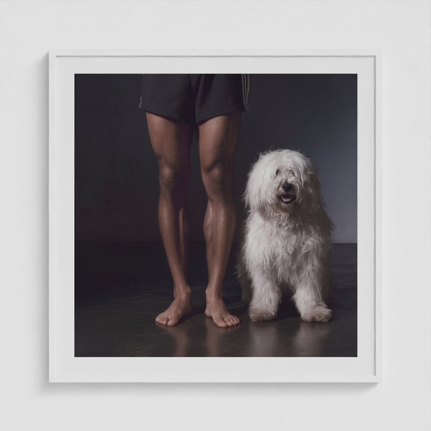 Side by Side - No. 3 36x36 White Square Box Frame