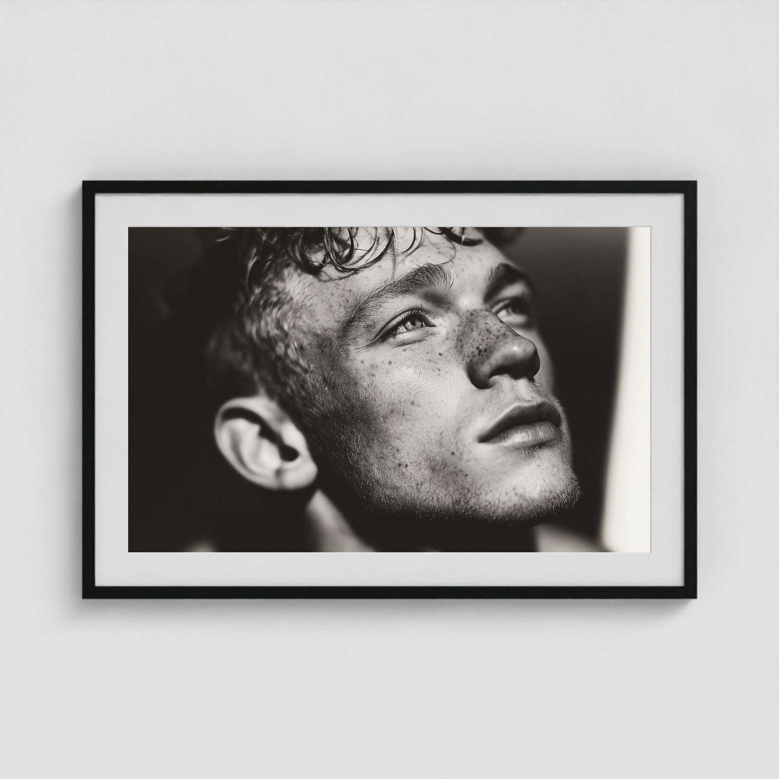 Soft Gaze 36x24 Black Landscape Box Frame