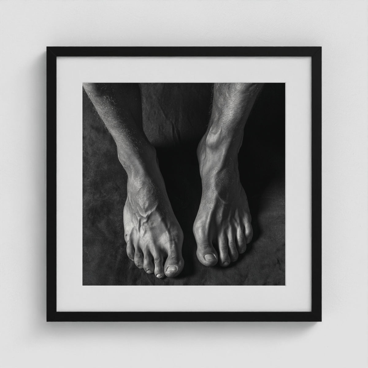 Underfoot 20x20 Black Square Box Frame