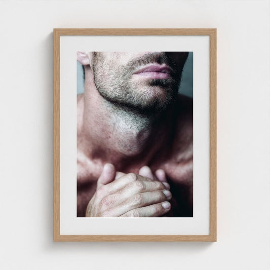 Contemplative Male Portrait in Soft Tonal Light