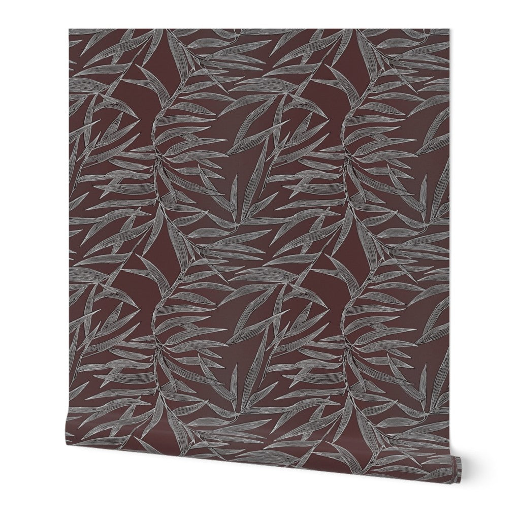 Alternate view of Bamboo Wallpaper — Earthy | Provenance & Patina