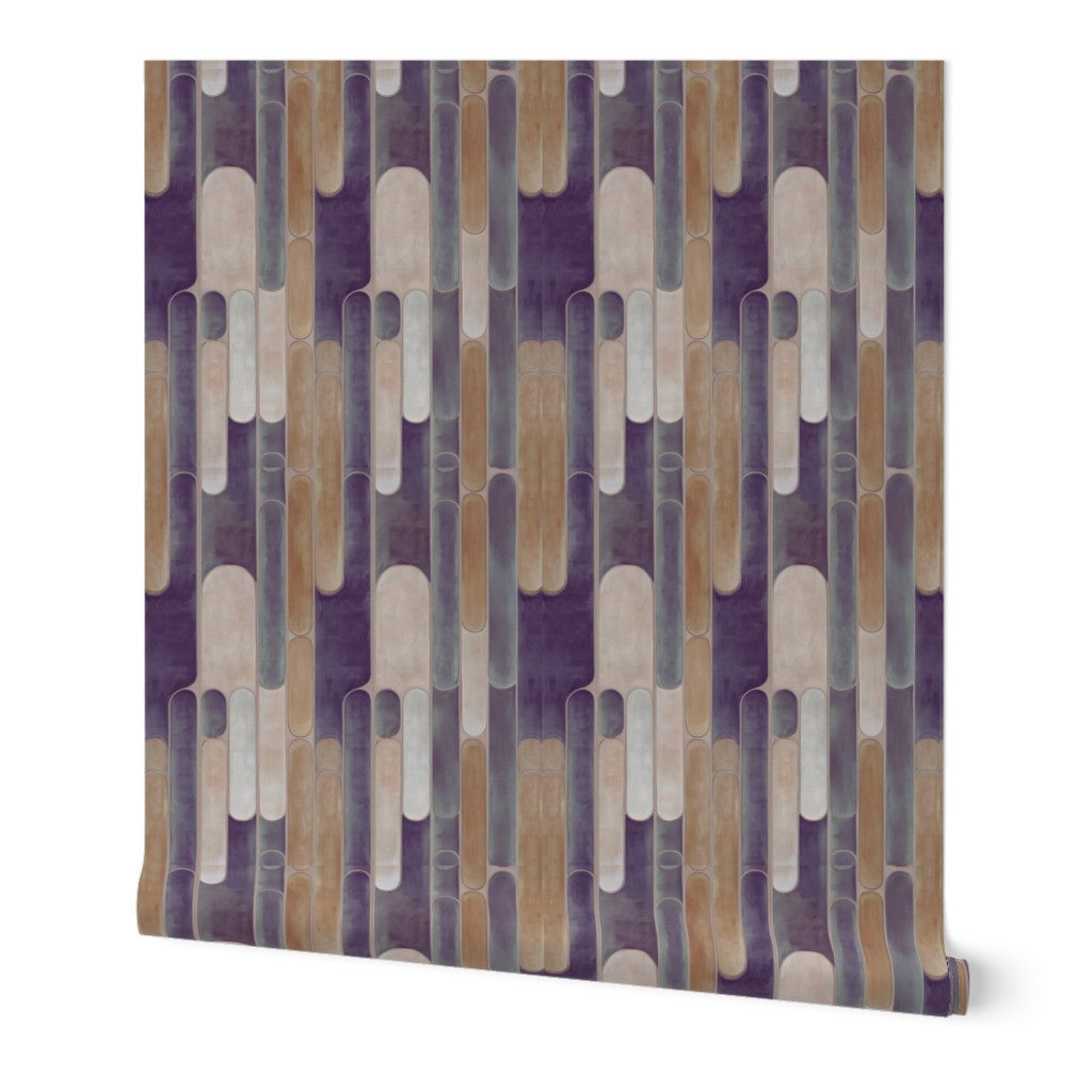 Alternate view of Linear Saturated Colors Wallpaper | Provenance & Patina