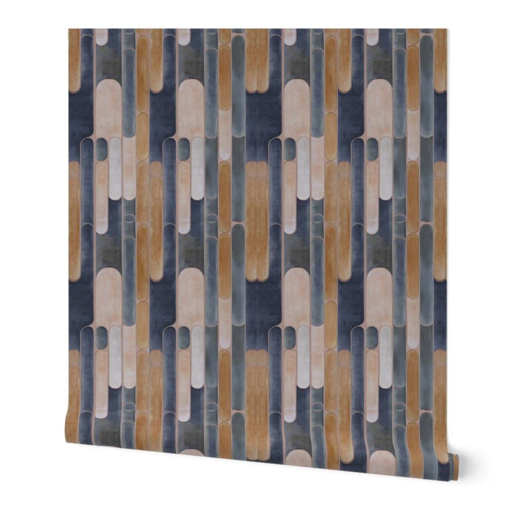 Alternate view of Linear Saturated Colors Wallpaper | Provenance & Patina