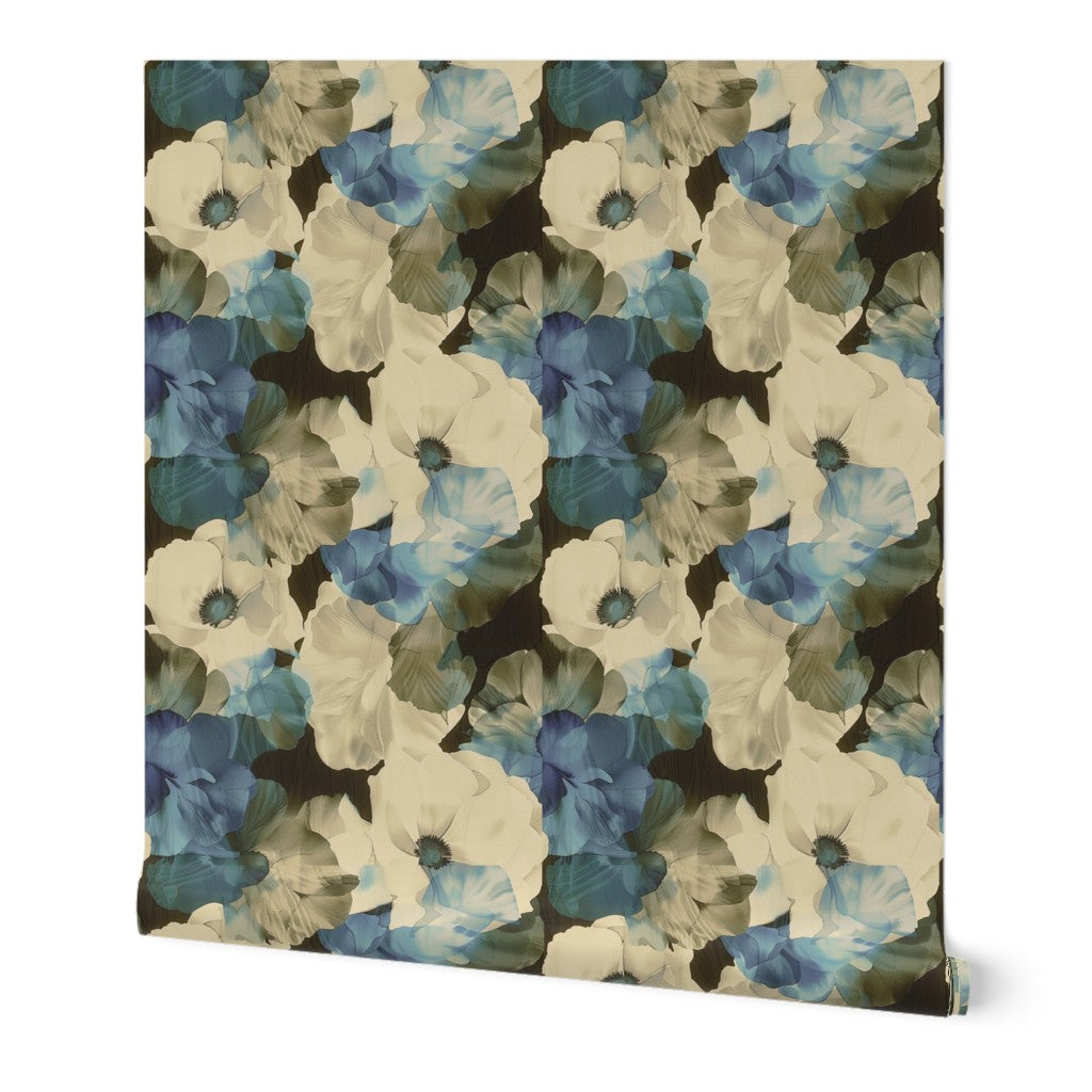 Alternate view of Sheer Peonies Wallpaper | Provenance & Patina