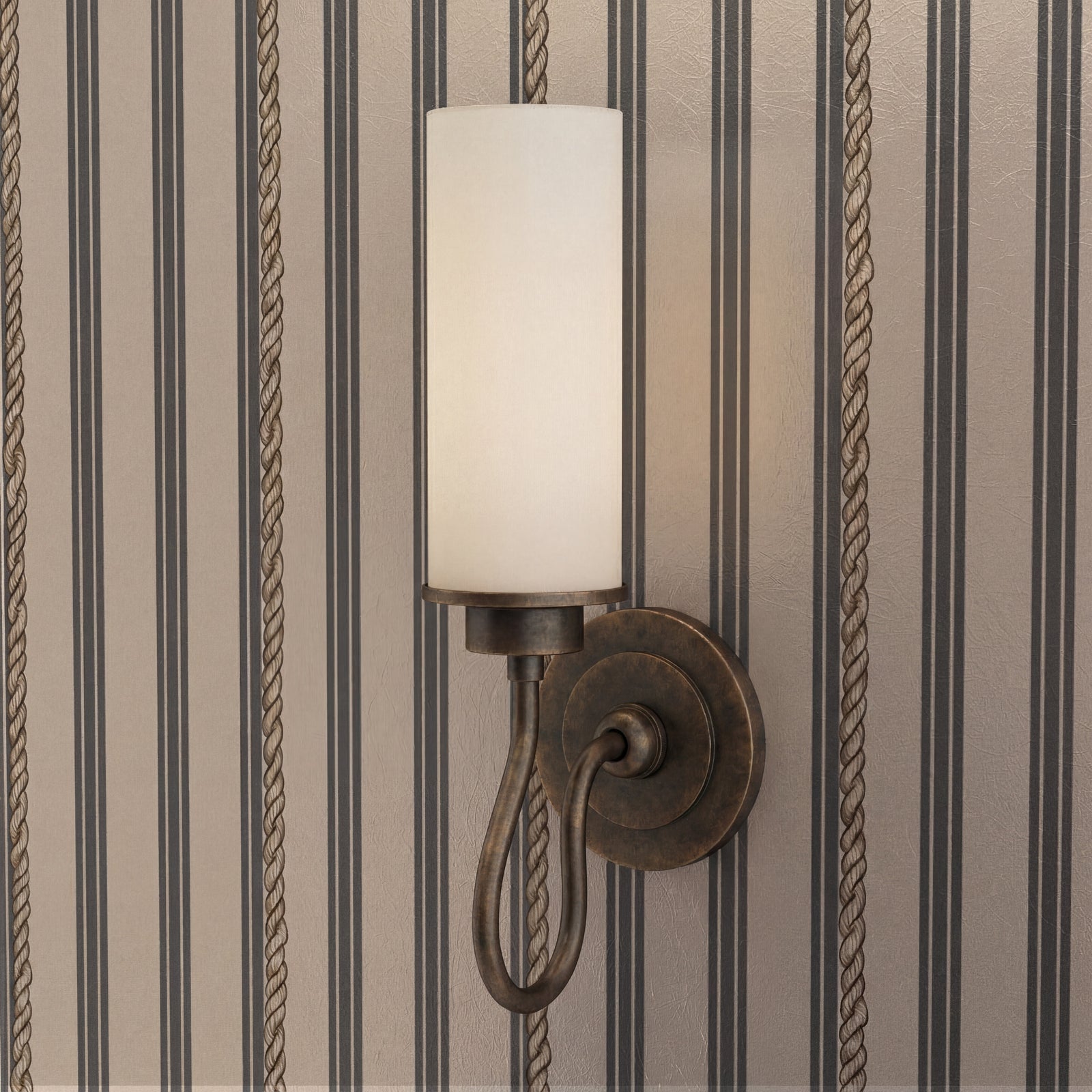 Alternate view of Nautical Stripes Wallpaper | Provenance & Patina