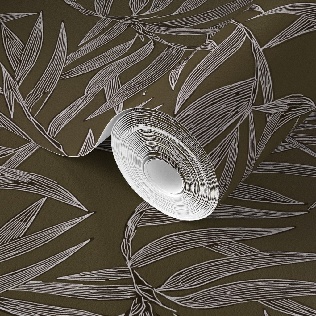 Alternate view of Bamboo Wallpaper — Mineral | Provenance & Patina