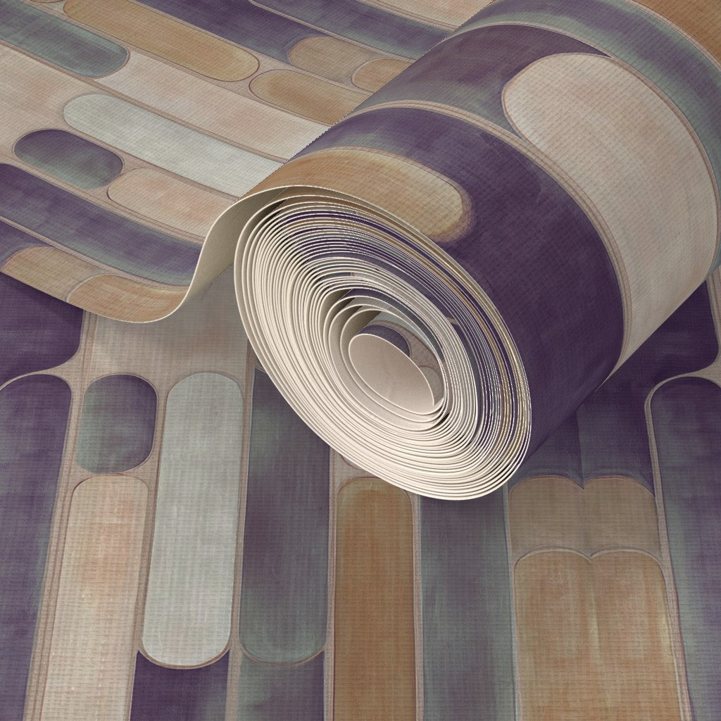 PP wallpaper type roll | tempo-wallpaper | Purple | Grass Cloth