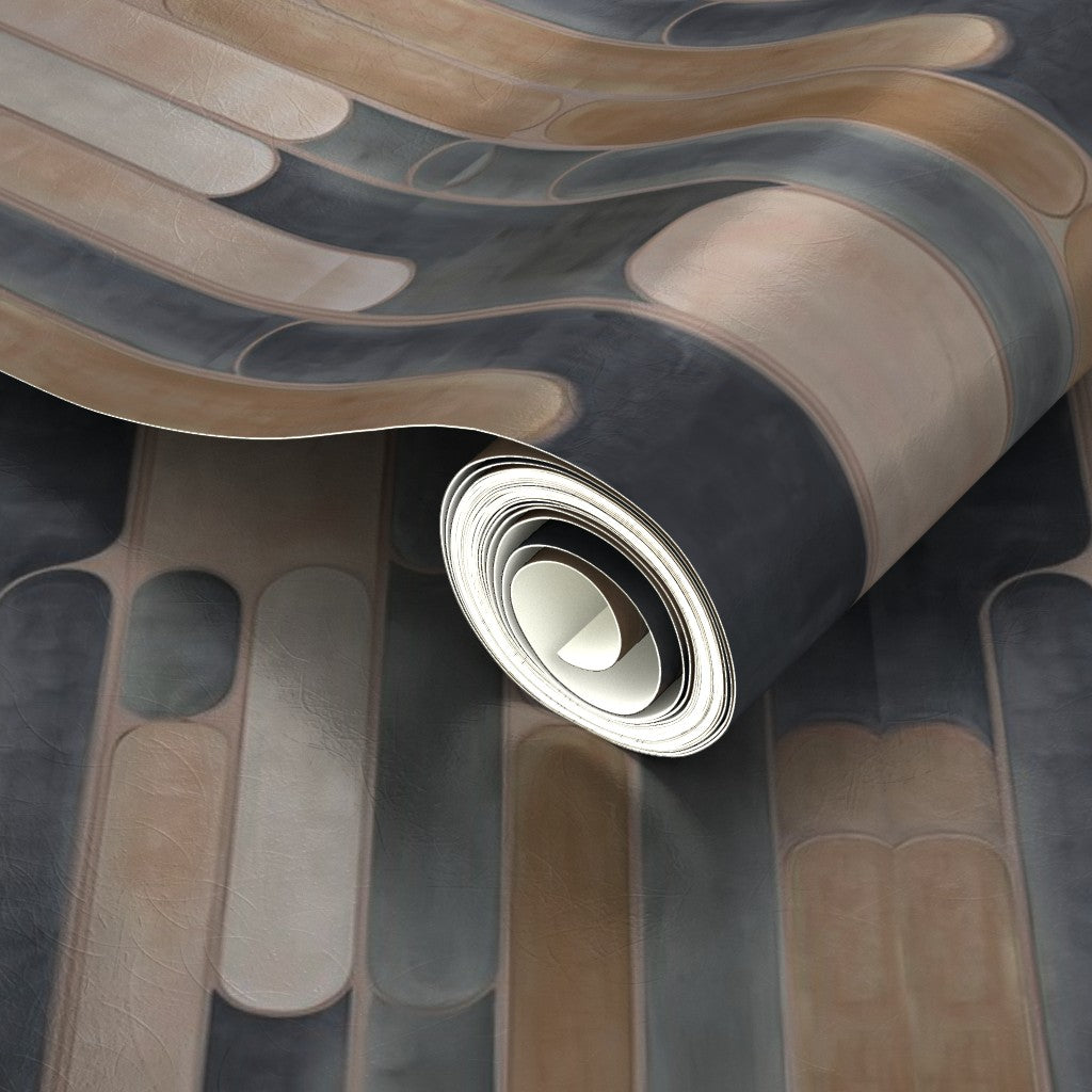 PP wallpaper type roll | tempo-wallpaper | Ink | Metallic