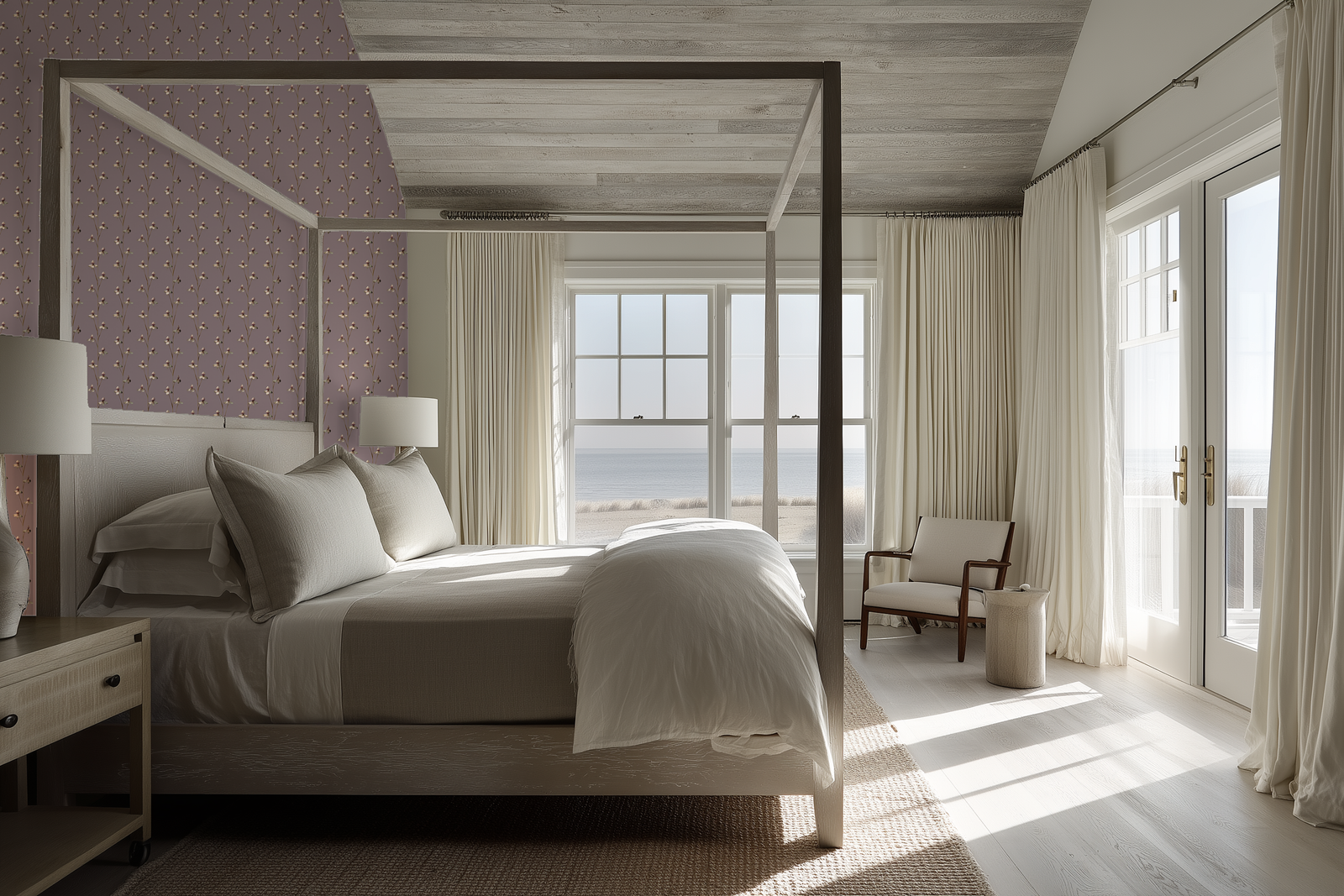 Twilight Bloom – Mauve – Bedroom
