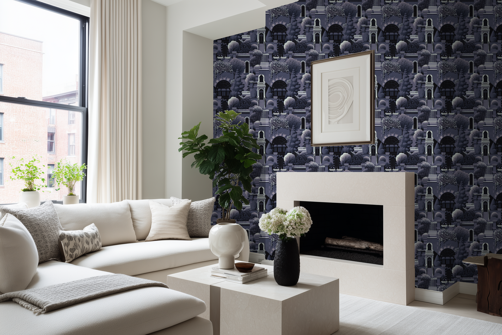 Alternate view of Uptown Wallpaper | Provenance & Patina