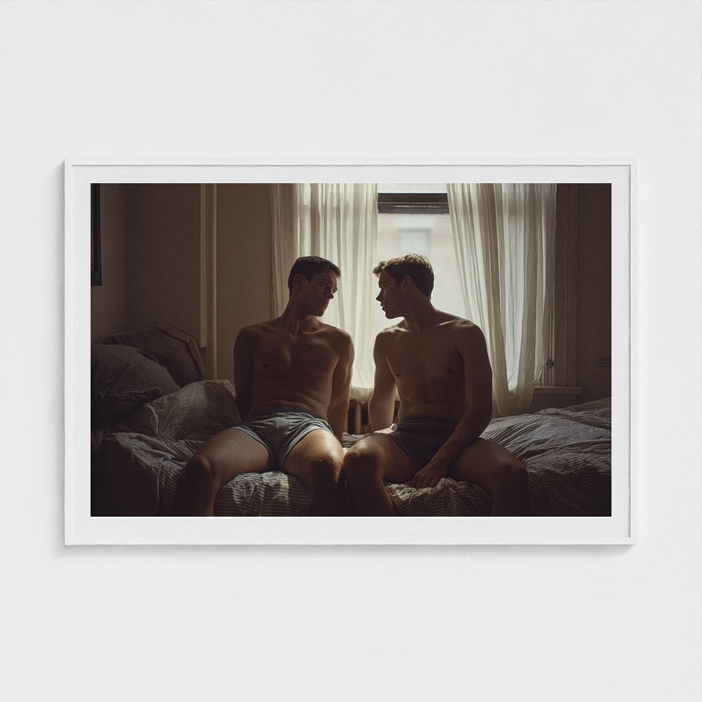 Intimate Bedside Portrait in Soft Diffused Daylight