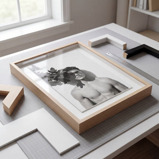Paper, Frame, Glazing — and a Hand for Materiality