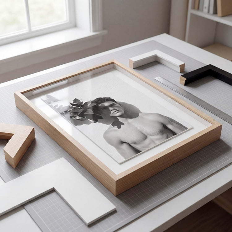 Paper, Frame, Glazing — and a Hand for Materiality