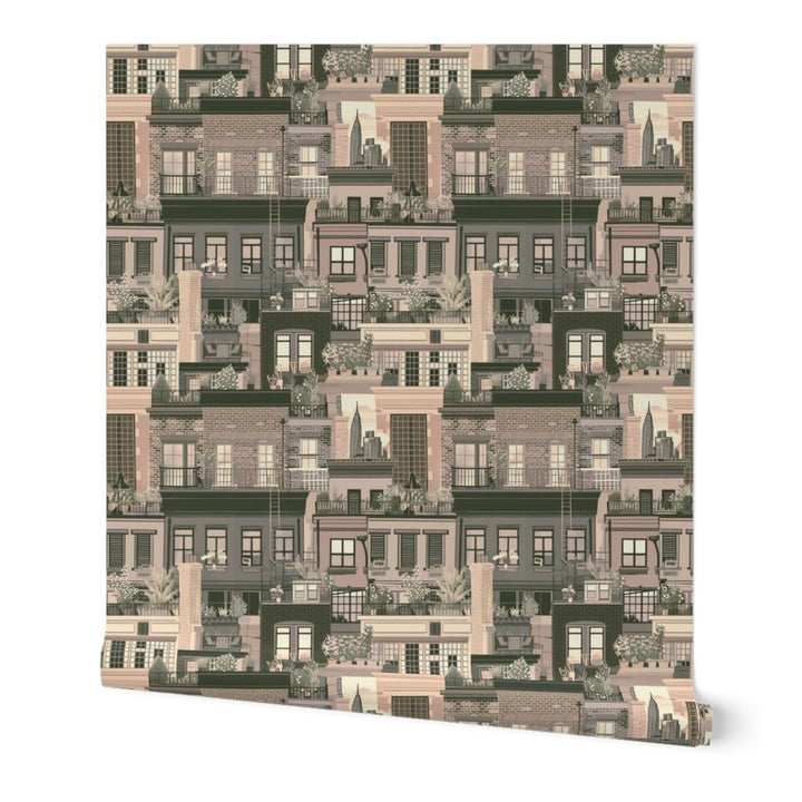 West Village Rooftops - Beige — 01 Hero Roll