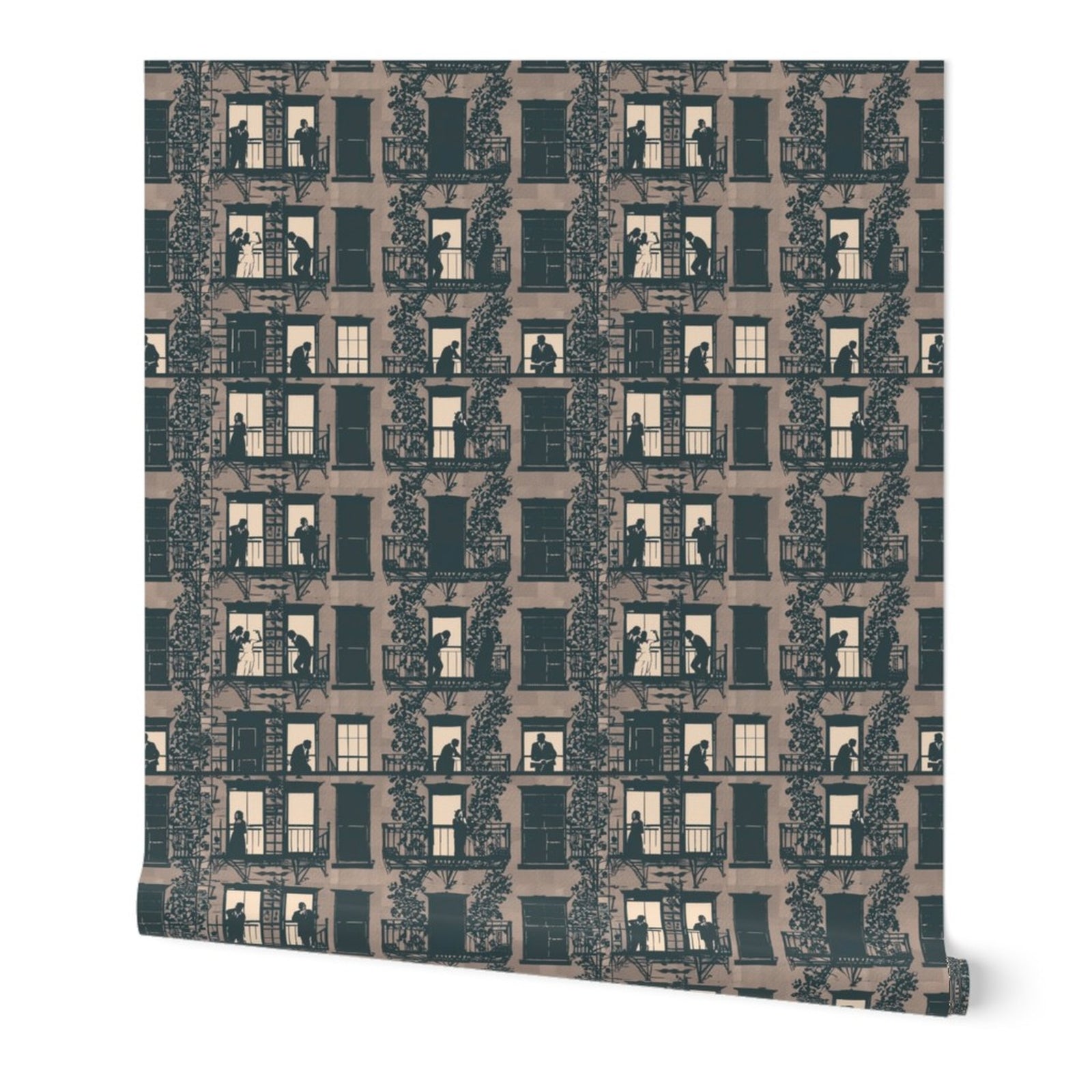 Village Windows - Taupe — 01 Hero Roll