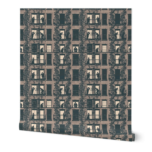 Village Windows - Taupe — 01 Hero Roll